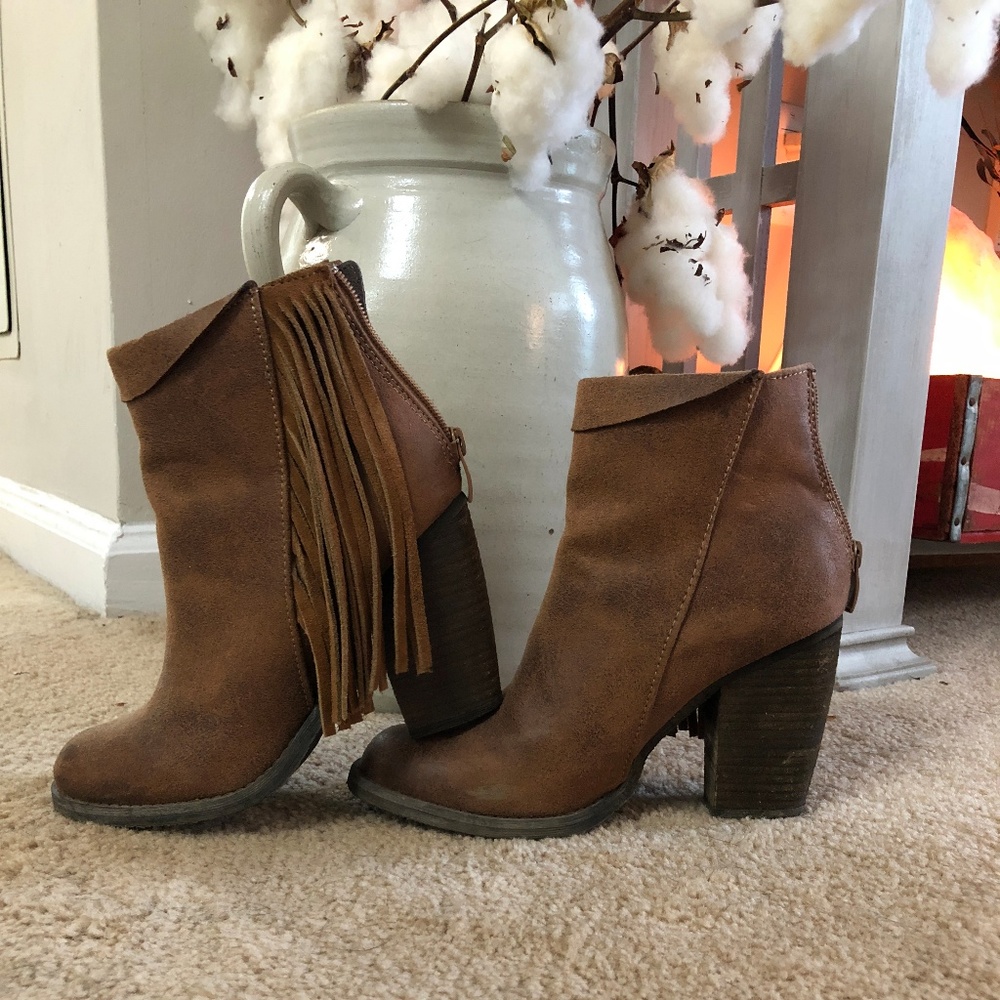 Fringe Booties